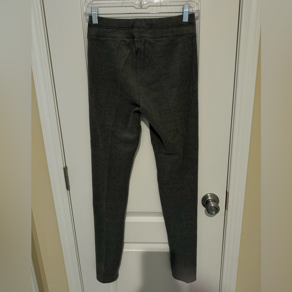 Cuddl Duds Gray Fleece Leggings - Picture 1 of 5